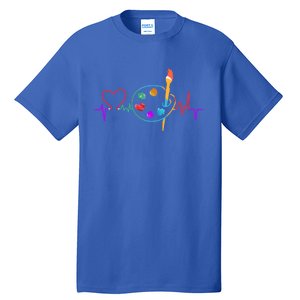 Funny Paint Palette Brush Artist Painter Gift Gift Tall T-Shirt