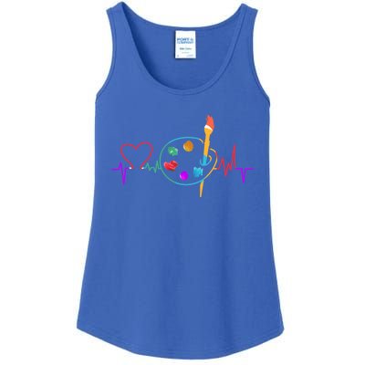 Funny Paint Palette Brush Artist Painter Gift Gift Ladies Essential Tank