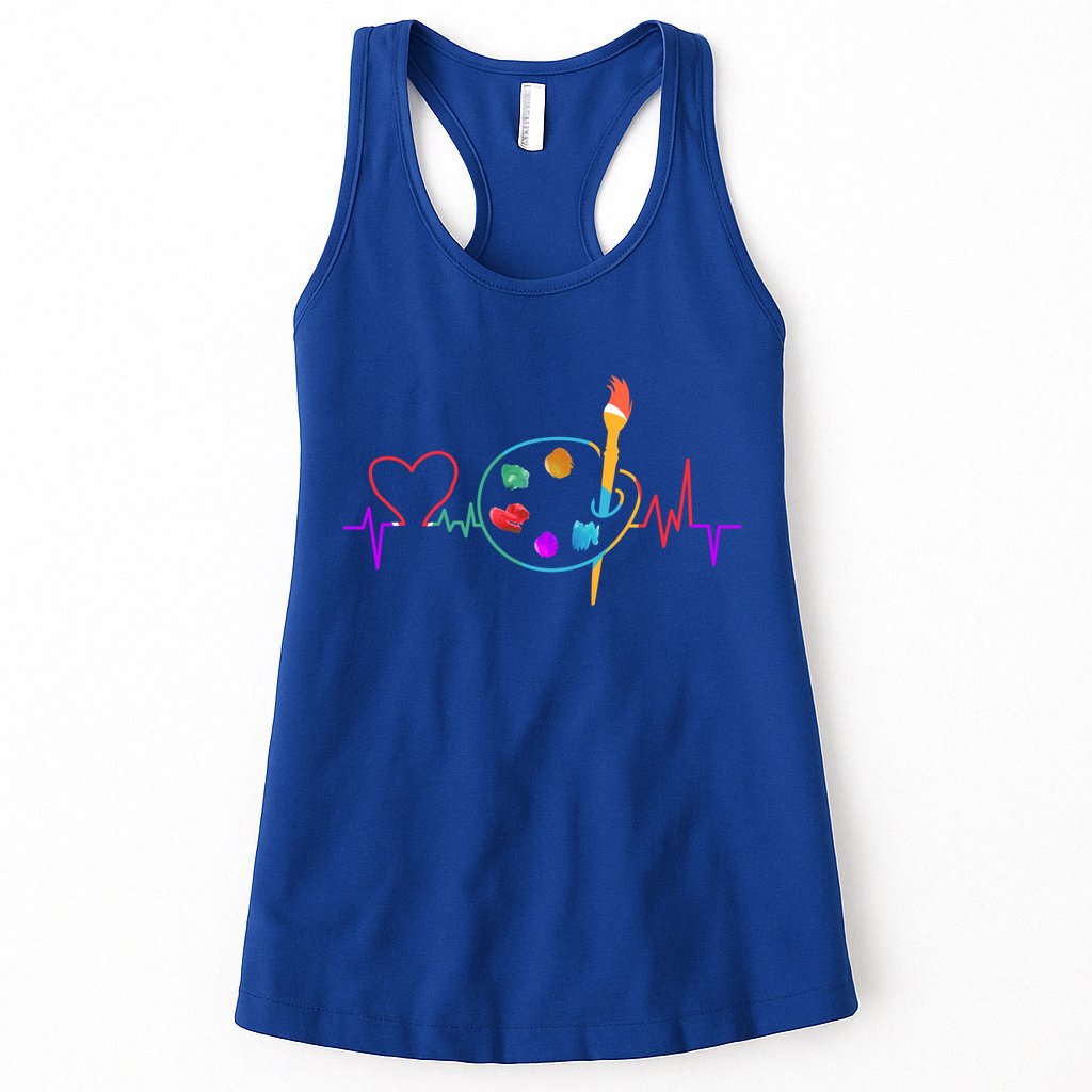 Funny Paint Palette Brush Artist Painter Gift Gift Womens Tank Top