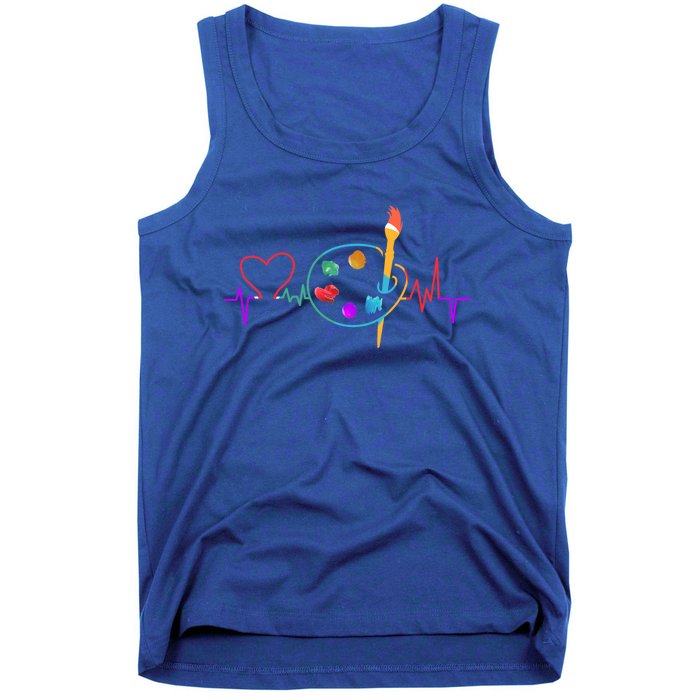 Funny Paint Palette Brush Artist Painter Gift Gift Tank Top