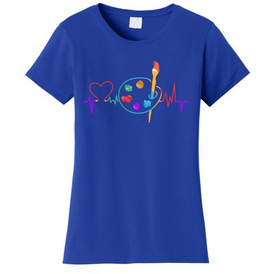 Funny Paint Palette Brush Artist Painter Gift Gift Women's T-Shirt