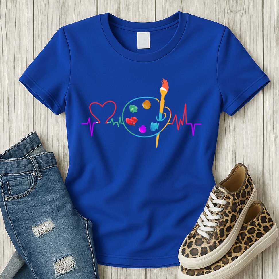 Funny Paint Palette Brush Artist Painter Gift Gift Womens T-Shirt