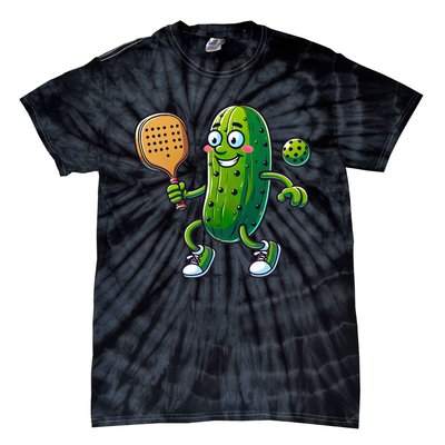 Funny Pickleball Pickle Player  Tie-Dye T-Shirt