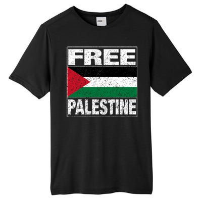 Free Palestine Palestine Flag I Love Palestine Gaza Gift Tall Fusion ChromaSoft Performance T-Shirt