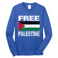 Free Palestine Palestine Flag I Love Palestine Gaza Gift Long Sleeve Shirt