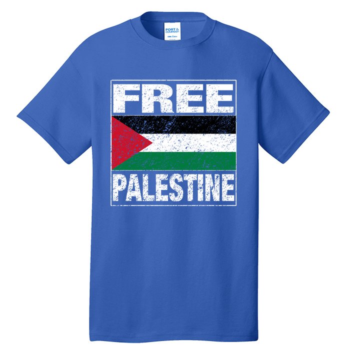 Free Palestine Palestine Flag I Love Palestine Gaza Gift Tall T-Shirt