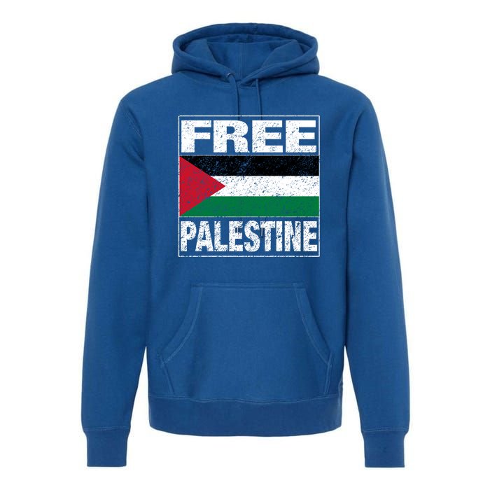 Free Palestine Palestine Flag I Love Palestine Gaza Gift Premium Hoodie