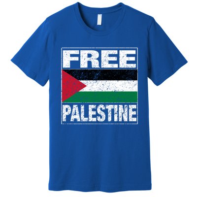 Free Palestine Palestine Flag I Love Palestine Gaza Gift Premium T-Shirt