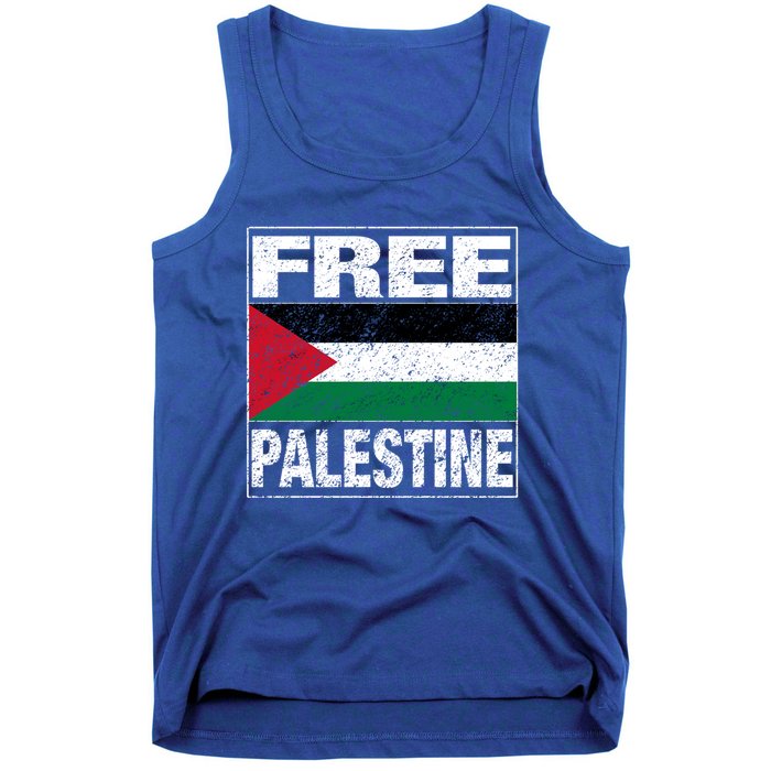 Free Palestine Palestine Flag I Love Palestine Gaza Gift Tank Top