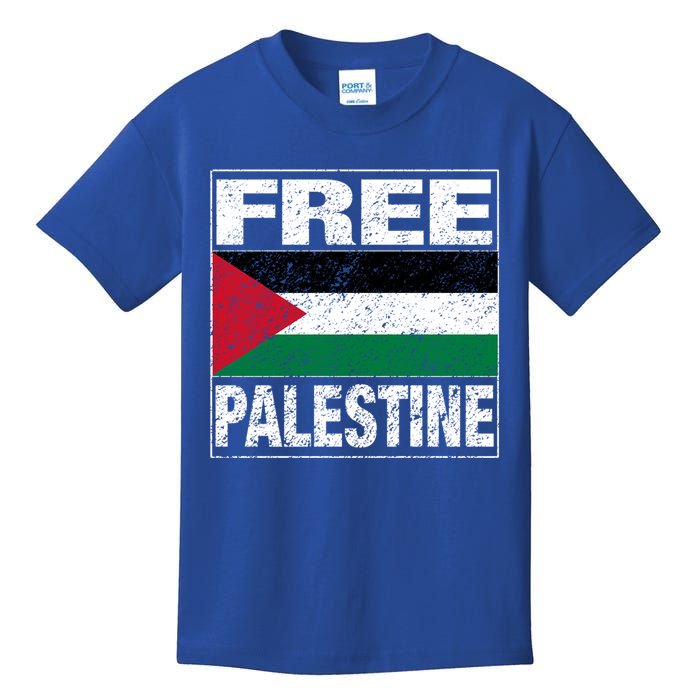 Free Palestine Palestine Flag I Love Palestine Gaza Gift Kids T-Shirt