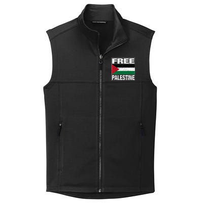 Free Palestine Palestine Flag I Love Palestine Gaza Gift Collective Smooth Fleece Vest