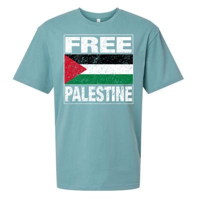 Free Palestine Palestine Flag I Love Palestine Gaza Gift Sueded Cloud Jersey T-Shirt