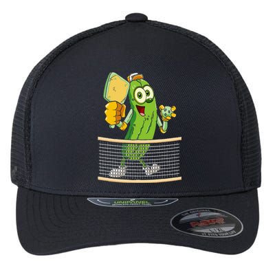 Funny Pickleball Player Pickle Ball Lover Flexfit Unipanel Trucker Cap