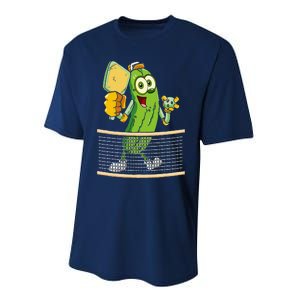 Funny Pickleball Player Pickle Ball Lover Performance Sprint T-Shirt