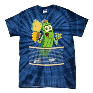 Funny Pickleball Player Pickle Ball Lover Tie-Dye T-Shirt