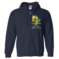 Funny Pickleball Player Pickle Ball Lover Full Zip Hoodie