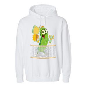 Funny Pickleball Player Pickle Ball Lover Garment-Dyed Fleece Hoodie