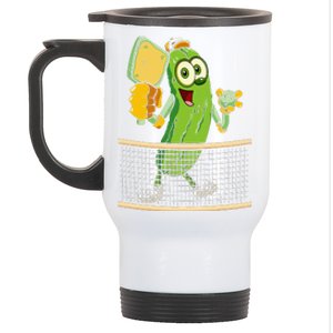 Funny Pickleball Player Pickle Ball Lover Stainless Steel Travel Mug