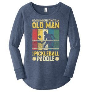 Funny Pickleball Player Pickle Ball Lover Women's Perfect Tri Tunic Long Sleeve Shirt