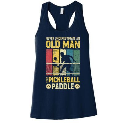 Funny Pickleball Player Pickle Ball Lover Women's Racerback Tank