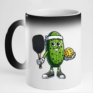 Funny Pickleball Player Paddleball Lover 11oz Black Color Changing Mug