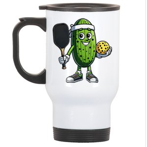 Funny Pickleball Player Paddleball Lover Stainless Steel Travel Mug