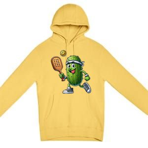 Funny Pickleball Player Paddleball Lover Premium Pullover Hoodie