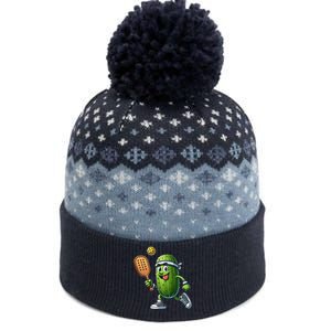 Funny Pickleball Player Paddleball Lover The Baniff Cuffed Pom Beanie