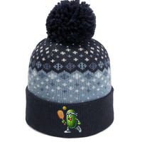 Funny Pickleball Player Paddleball Lover The Baniff Cuffed Pom Beanie