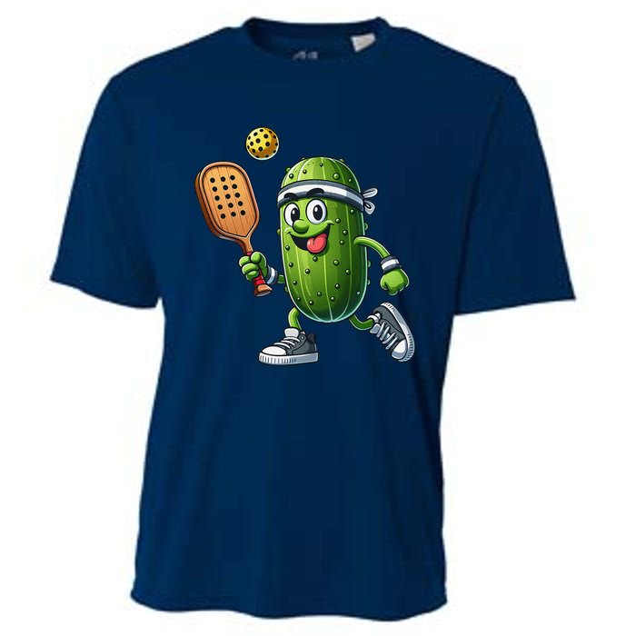 Funny Pickleball Player Paddleball Lover Cooling Performance Crew T-Shirt