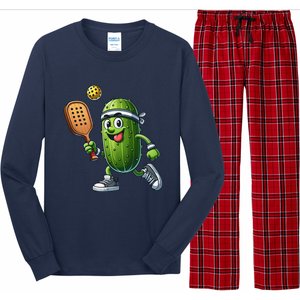 Funny Pickleball Player Paddleball Lover Long Sleeve Pajama Set