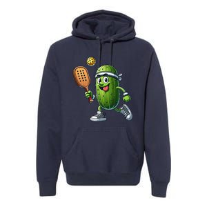 Funny Pickleball Player Paddleball Lover Premium Hoodie