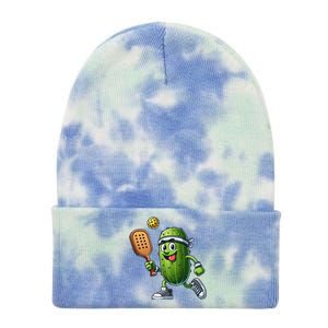 Funny Pickleball Player Paddleball Lover Tie Dye 12in Knit Beanie