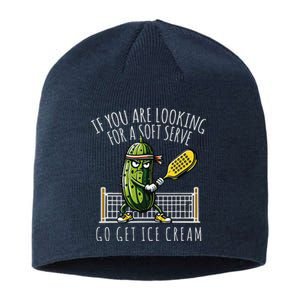 Funny Pickleball Player Paddleball Lover Sustainable Beanie