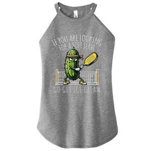 Funny Pickleball Player Paddleball Lover Women's Perfect Tri Rocker Tank