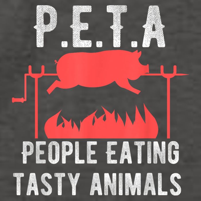 Funny P.E.T.A People Eating Tasty Animals Bbq Vector Backpack