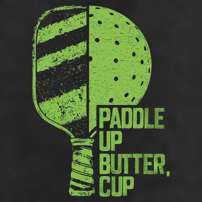 Funny Pickleball Paddle Up Butter Cup Cool Comfort Performance Bucket Hat