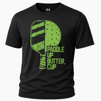 Funny Pickleball Paddle Up Butter Cup Performance Shirt