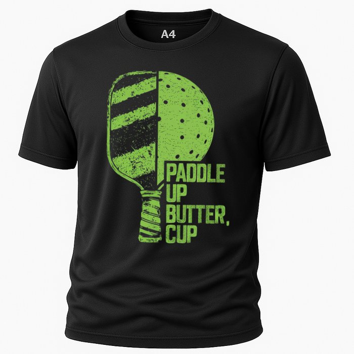 Funny Pickleball Paddle Up Butter Cup Performance Shirt