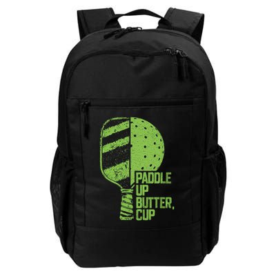 Funny Pickleball Paddle Up Butter Cup Backpack