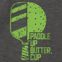 Funny Pickleball Paddle Up Butter Cup Vector Backpack