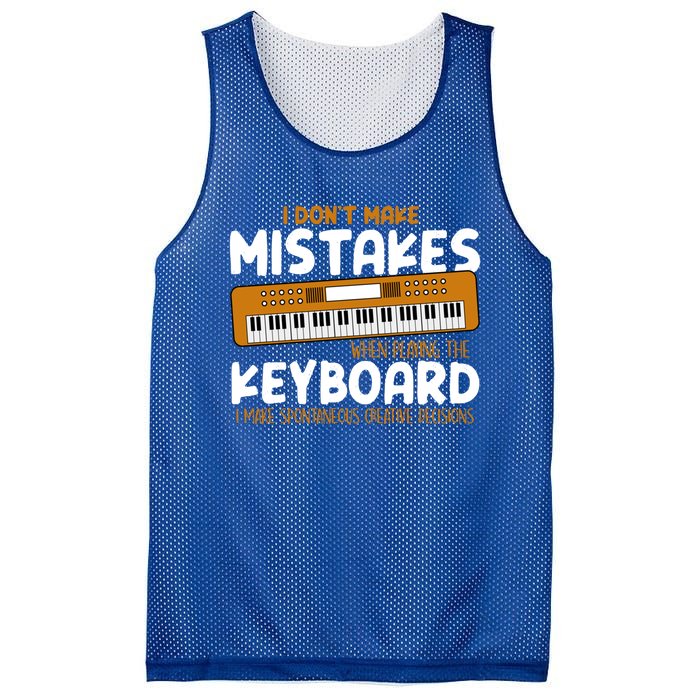 Funny Piano Player Pianist Keyboard Keyboardist Teacher Gift Cool Gift Mesh Reversible Basketball Jersey Tank