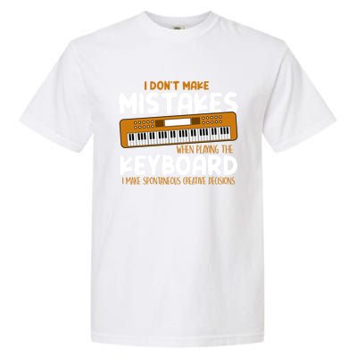 Funny Piano Player Pianist Keyboard Keyboardist Teacher Gift Cool Gift Garment-Dyed Heavyweight T-Shirt