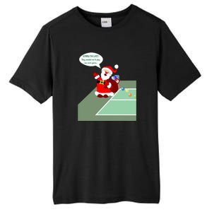 Fun Pickleball | Pickleball Santa | Pickleball Holiday | Pickleball Gift | Great Tall Fusion ChromaSoft Performance T-Shirt