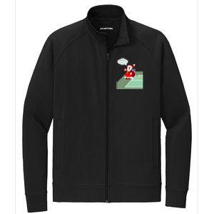 Fun Pickleball | Pickleball Santa | Pickleball Holiday | Pickleball Gift | Great Stretch Full-Zip Cadet Jacket