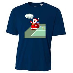 Fun Pickleball | Pickleball Santa | Pickleball Holiday | Pickleball Gift | Great Cooling Performance Crew T-Shirt