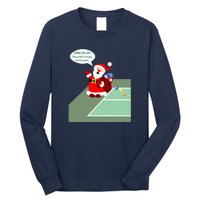 Fun Pickleball | Pickleball Santa | Pickleball Holiday | Pickleball Gift | Great Long Sleeve Shirt