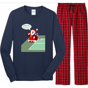 Fun Pickleball | Pickleball Santa | Pickleball Holiday | Pickleball Gift | Great Long Sleeve Pajama Set