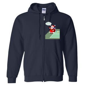 Fun Pickleball | Pickleball Santa | Pickleball Holiday | Pickleball Gift | Great Full Zip Hoodie