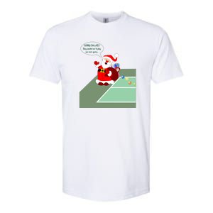 Fun Pickleball | Pickleball Santa | Pickleball Holiday | Pickleball Gift | Great Softstyle CVC T-Shirt